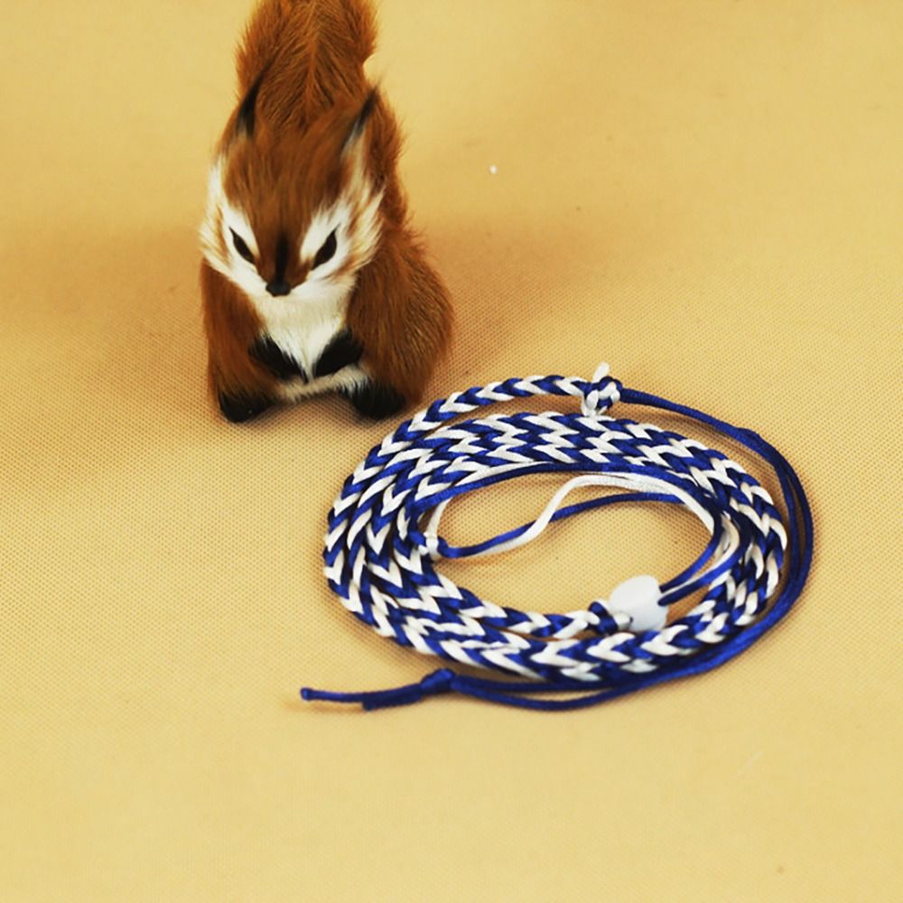 1.4m Adjustable Pet Hamster Leash Harness Rope Gerbil Cotton Rope Harness Lead Collar for Rat Mouse Hamster Pet Cage Leash
