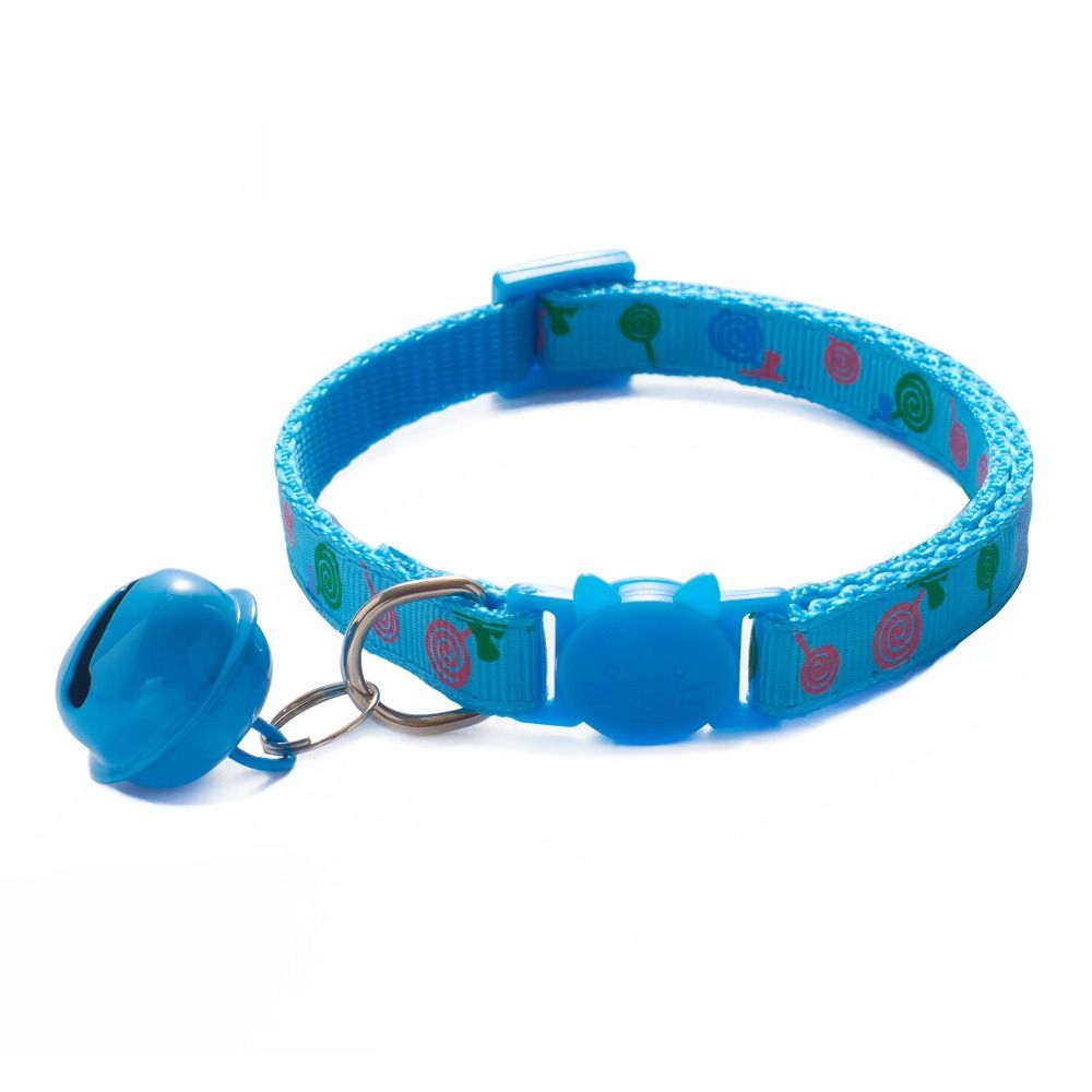 Cartoon Cat Collars Puppy Cute Cat Head Adjustable Kitten Necklace Pet Supplies Cat Accessories