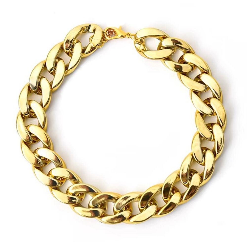Pet Fashion Necklace Chain Dog Collar French Fighting Small Medium Dog Gold Collar Cat Dog Gold Necklace Pet Jewelry Accessories