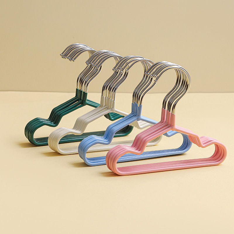 Mini Pet Hanger Doll Impregnated Small Clothes Hanger Cute Dog Teddy Cat Non slip Clothes Support