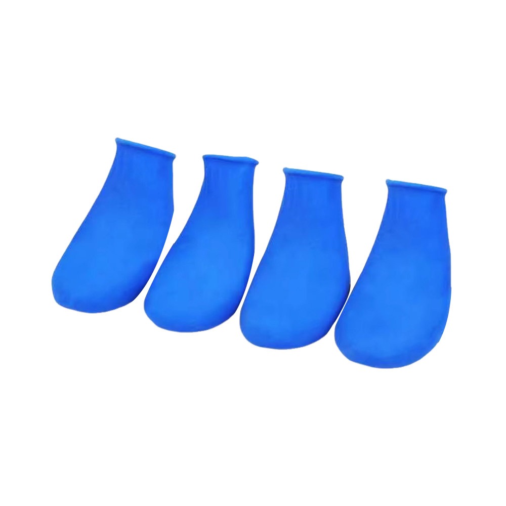 4Pcs Pet Dog Shoes Waterproof Balloon Rubber Rain Boots Footwear Cat Socks for Puppy Chihuahua Dog Shoes Large Dogs