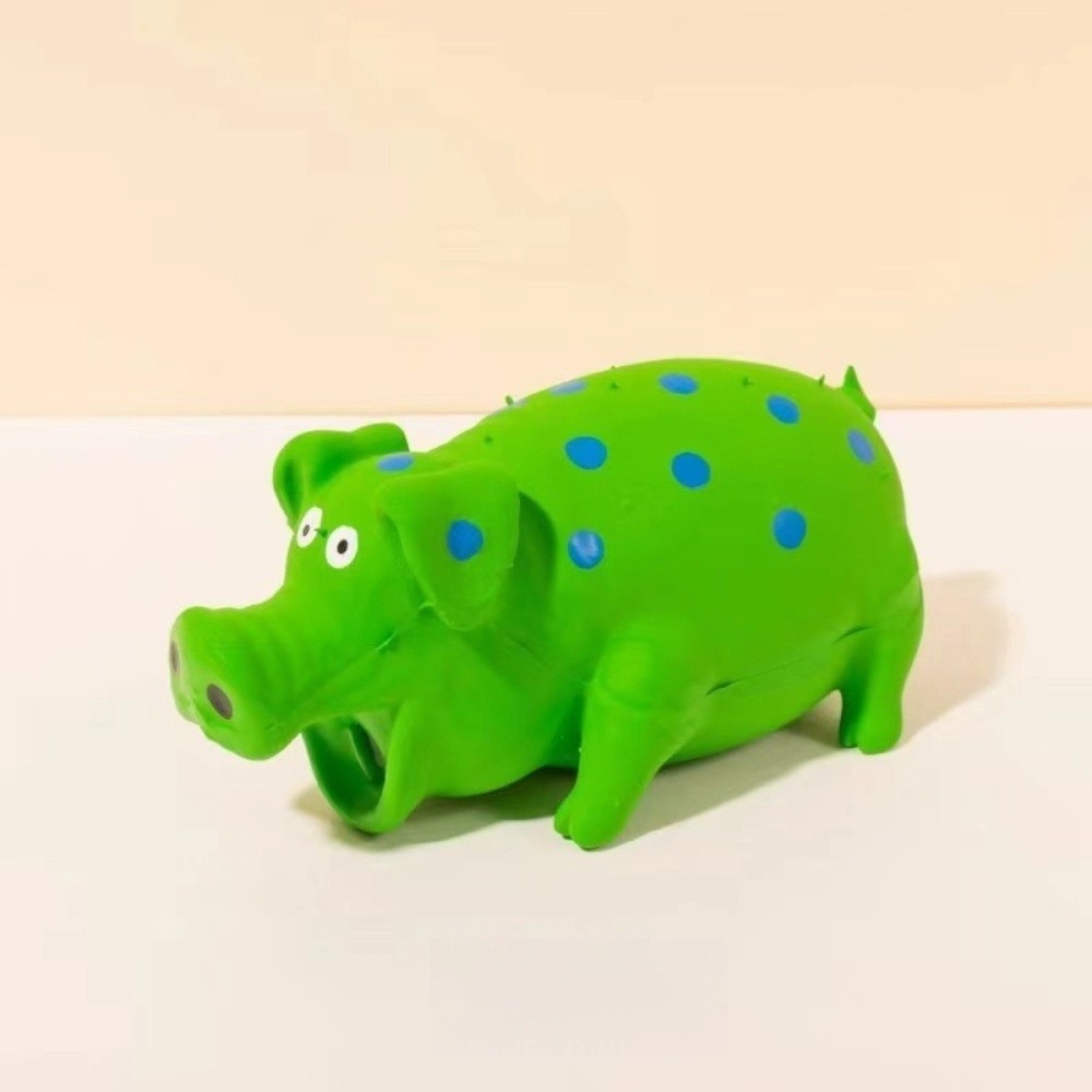 Pet Dog Sounding Piggy Squeak Bite Resistant Toys for Small Large Dog Interactive Puppy Toy Chew Toy Pet Tooth Clean Accessories