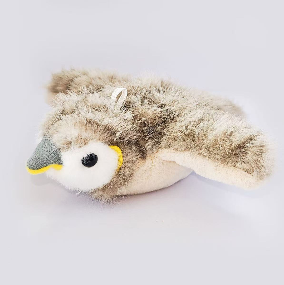 Electronic Flapping Bird Cat Toy USB Vivid Chirping Pet Simulation Sparrow Toy Touch-Activated Hangable Simulated Bird Cat Toy