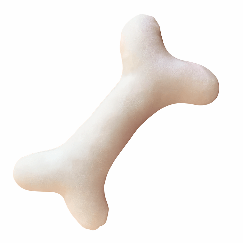Creative Beige Bone Pillow 20/40 cm Simulation Dog Training Tools Plush Bone Doll for Dogs
