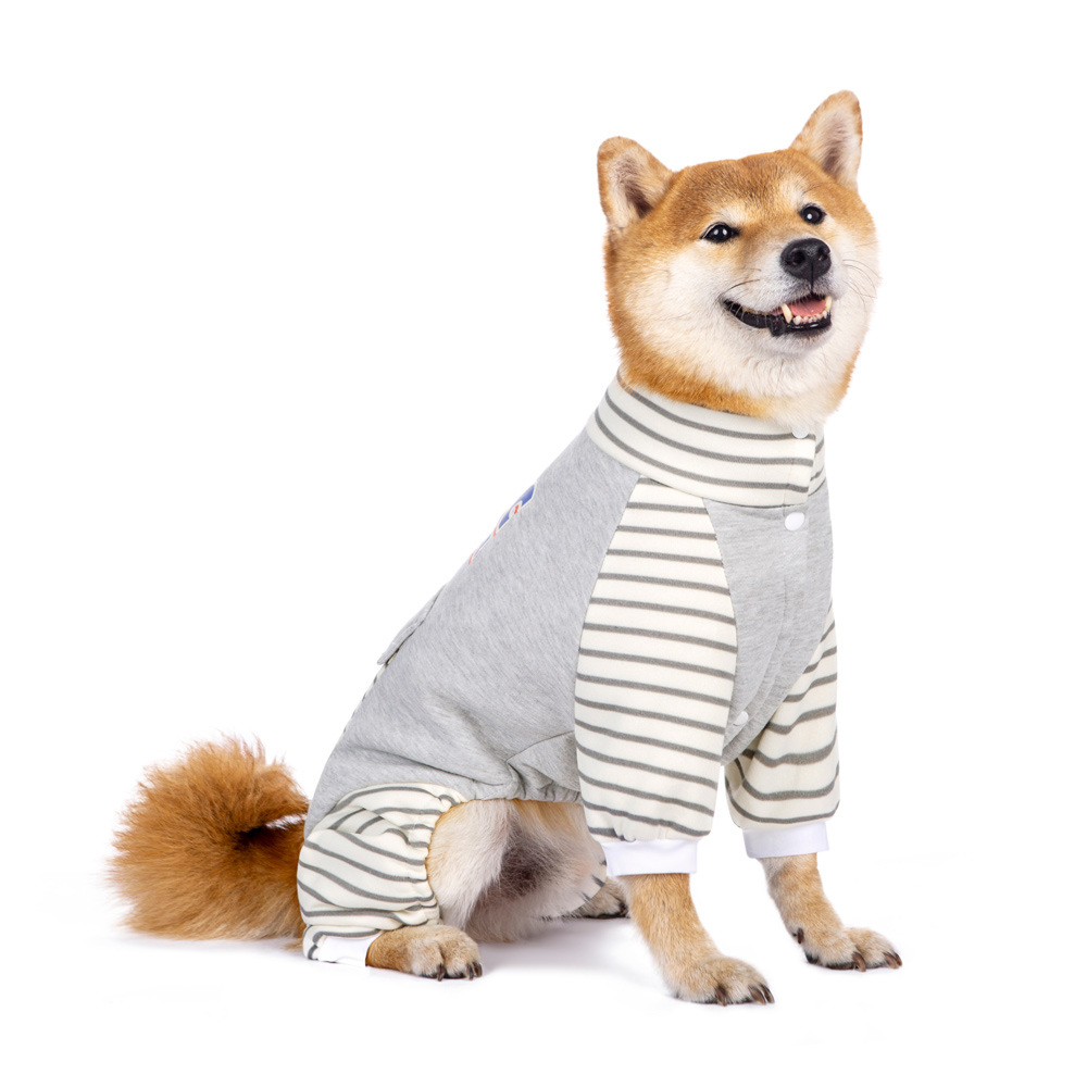 New 3XL- 8XL Large Dog Clothes Big Dog Samoyed Labrador Jumpsuit Pajamas Full Cover Golden Retriever Outfit Long Sleeve Bodysuit