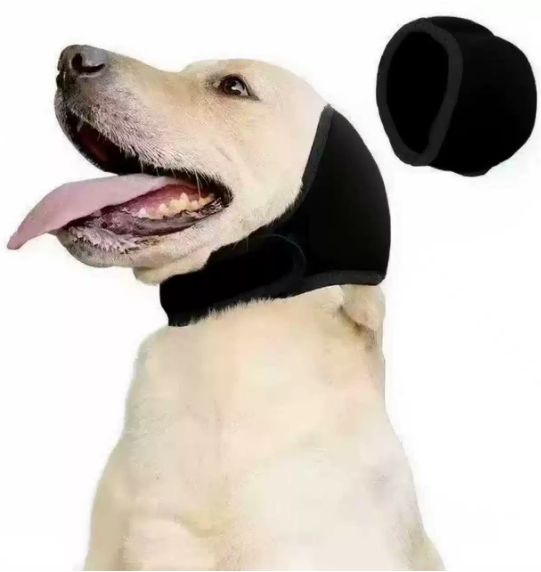 Hearing Protection Dog Calming Earmuff Noise Reduction Shock Proof Dog Soothing Headcover Waterproof Dog Ear Cover