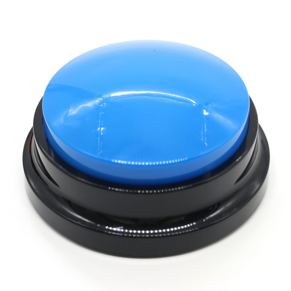 Voice Recording Button Interactive Dog Communication Button Pet Speak Training Buzzer with 30 Second Record for Dogs Cats