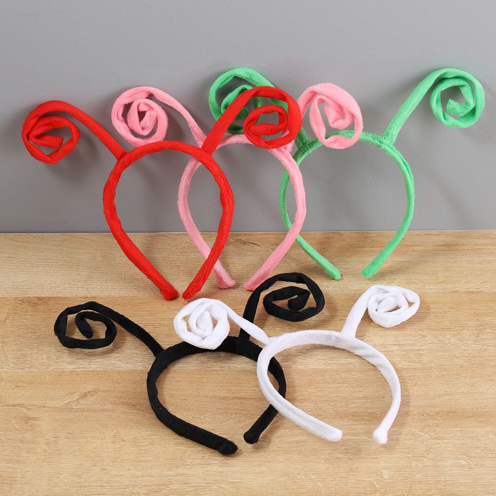 Fascia Per Capelli Con Farfalla E Antenna Nera - Accessorio Costume Bambini Per Halloween E Cosplay